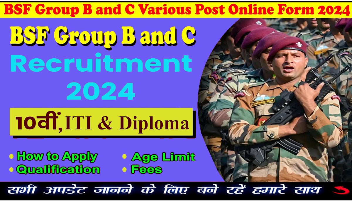 bsf group b & c recruitment 2024